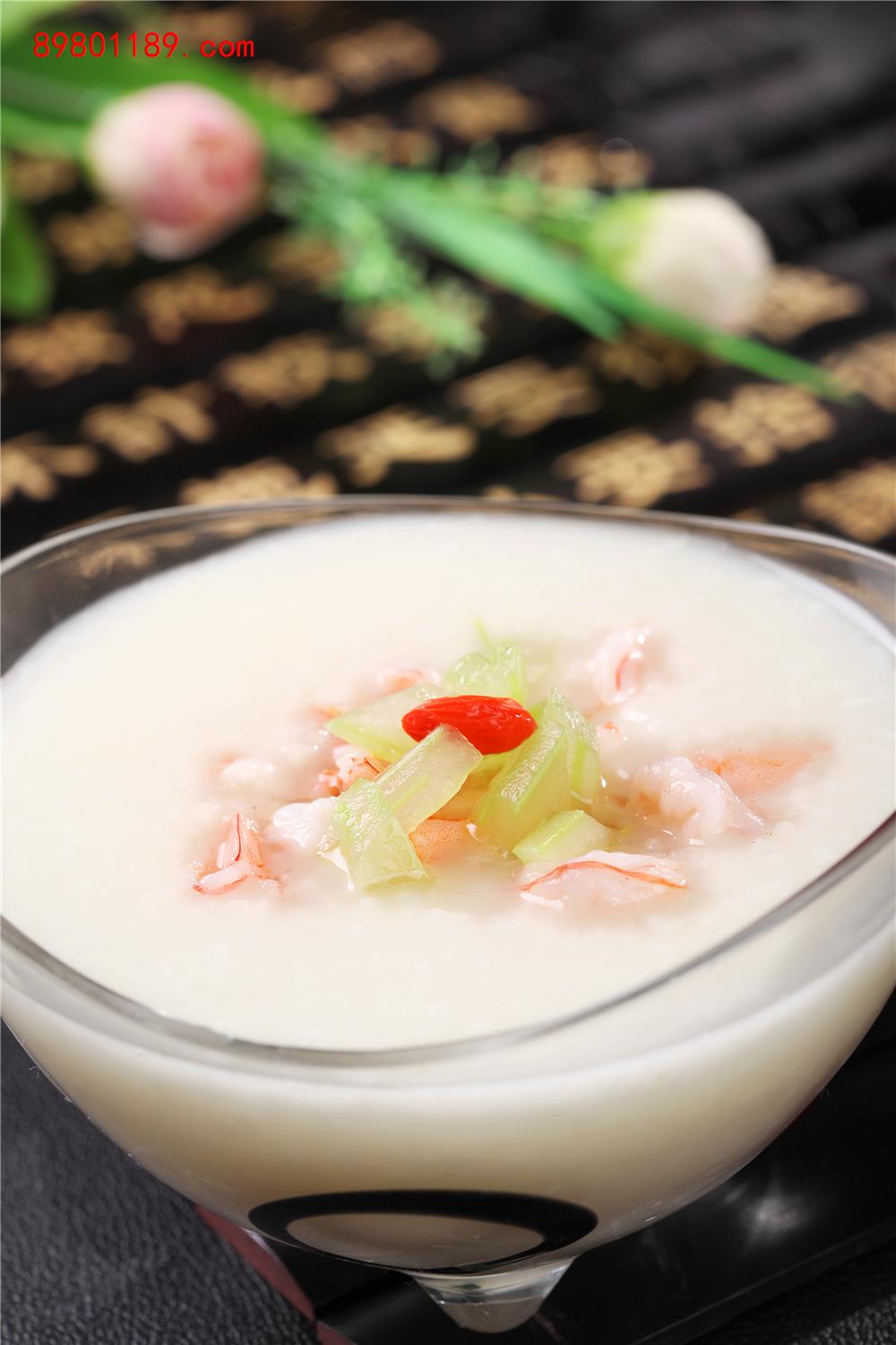 虾仁芹菜粥